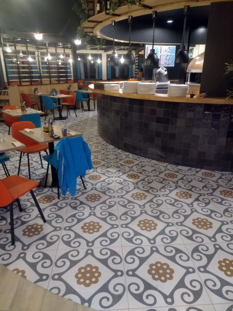 revetement sol restaurant