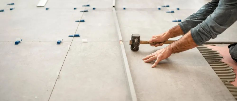 installation de carrelage à Anteuil