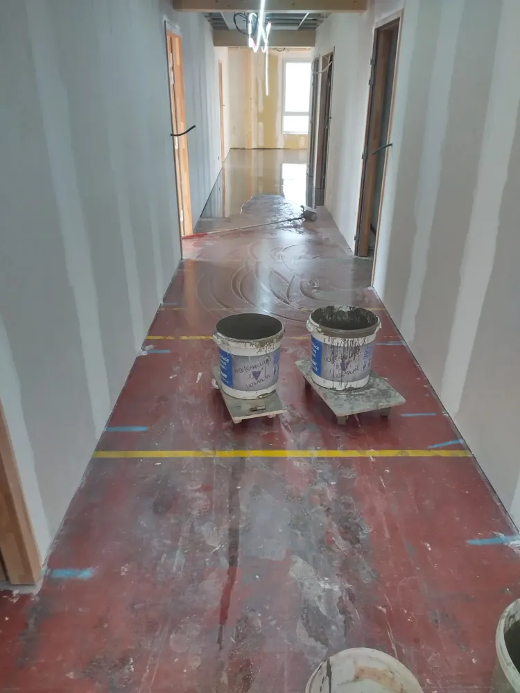 revetement sol couloir avant